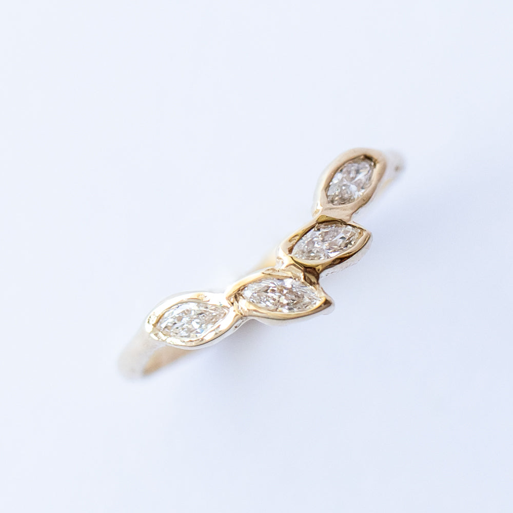 Petal Diamond Ring