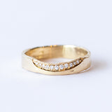 Trail 4mm White Diamond Ring