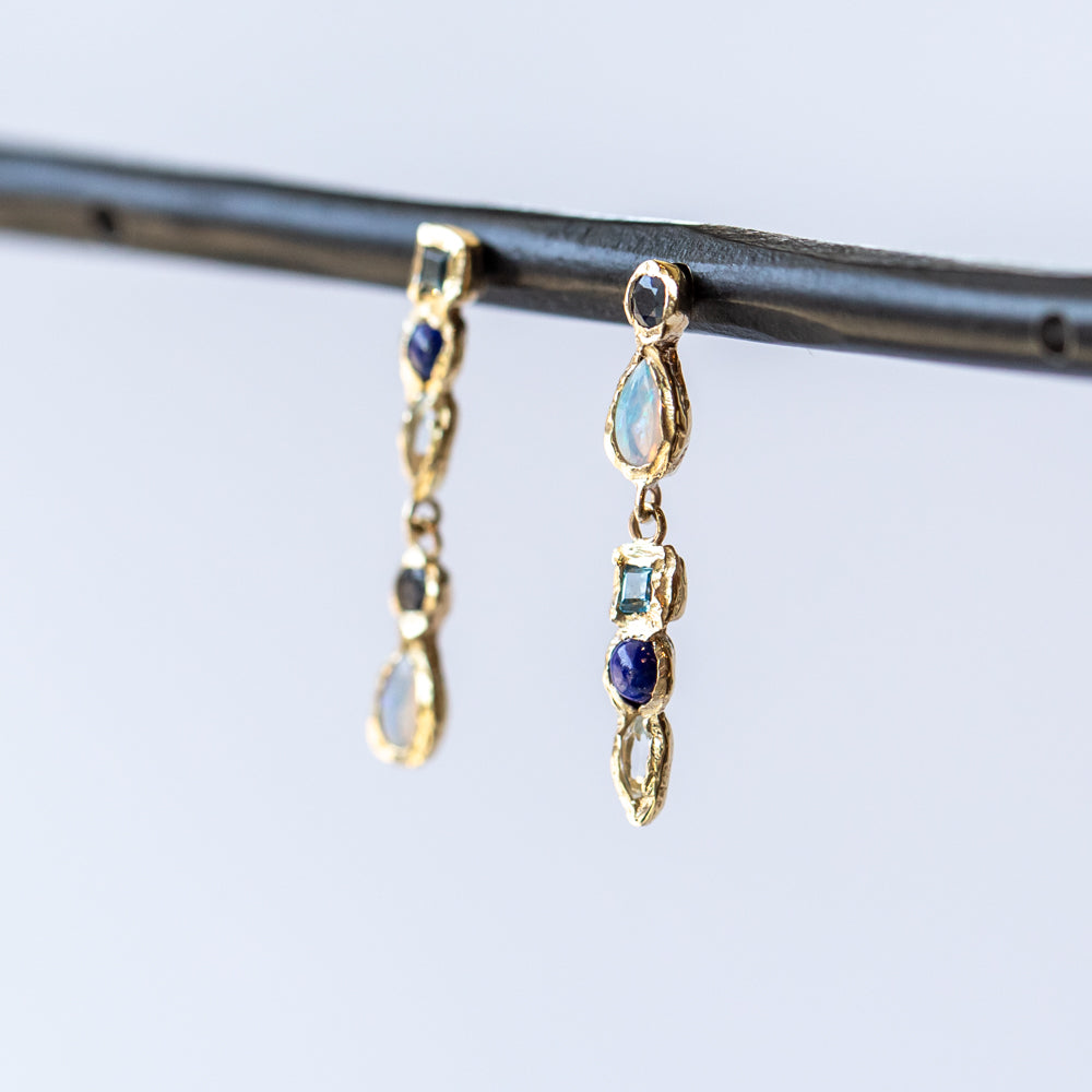 Waterfall Lapis Earrings
