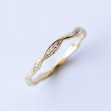 Wave Eternity Diamond Ring