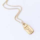 Price Tag Signet Charm, "BABE"