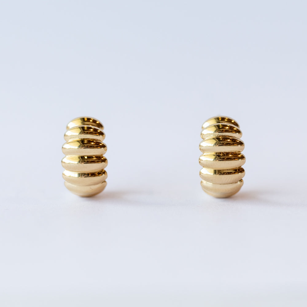 Lady Finger Helium Hoop Earrings