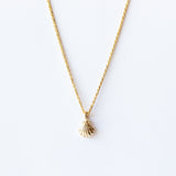 Petite Scallop Shell Charm Necklace