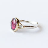 Ruby and Moonstone Ring