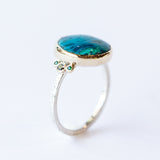 Round Chrysocolla Ring