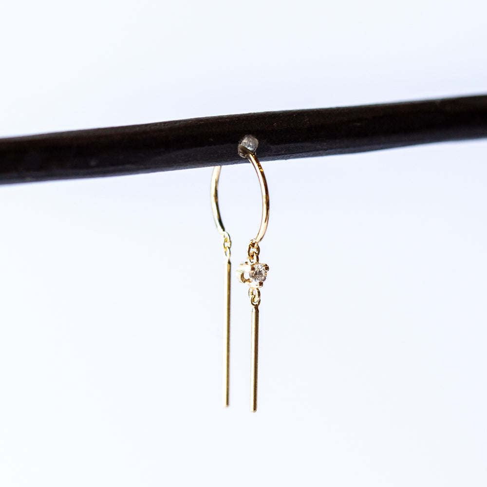 Diamond Chime Earring (Single)