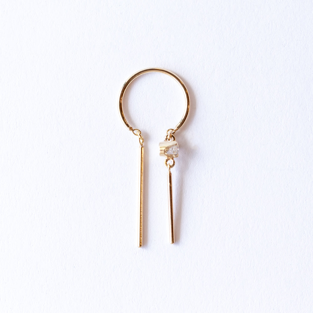 Diamond Chime Earring (Single)