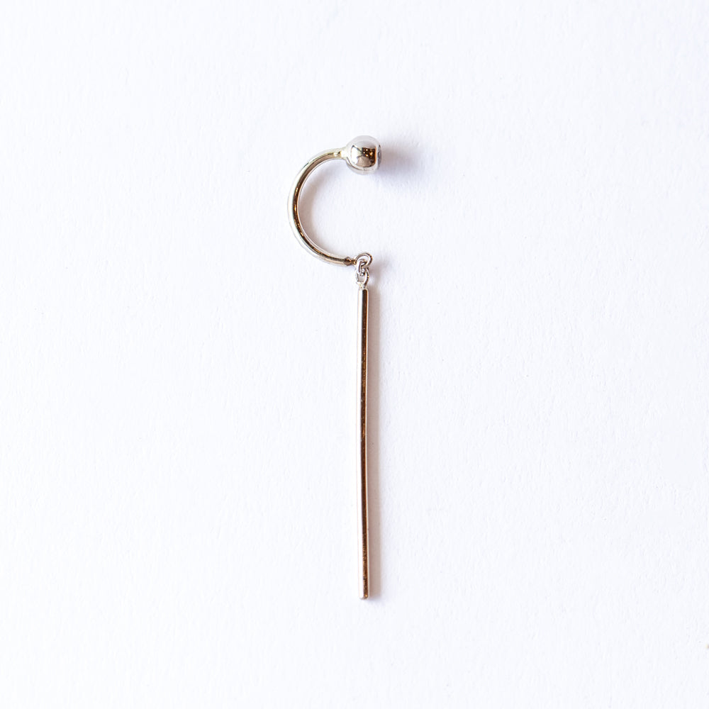 Diamond Chime Stud Earring (Single)