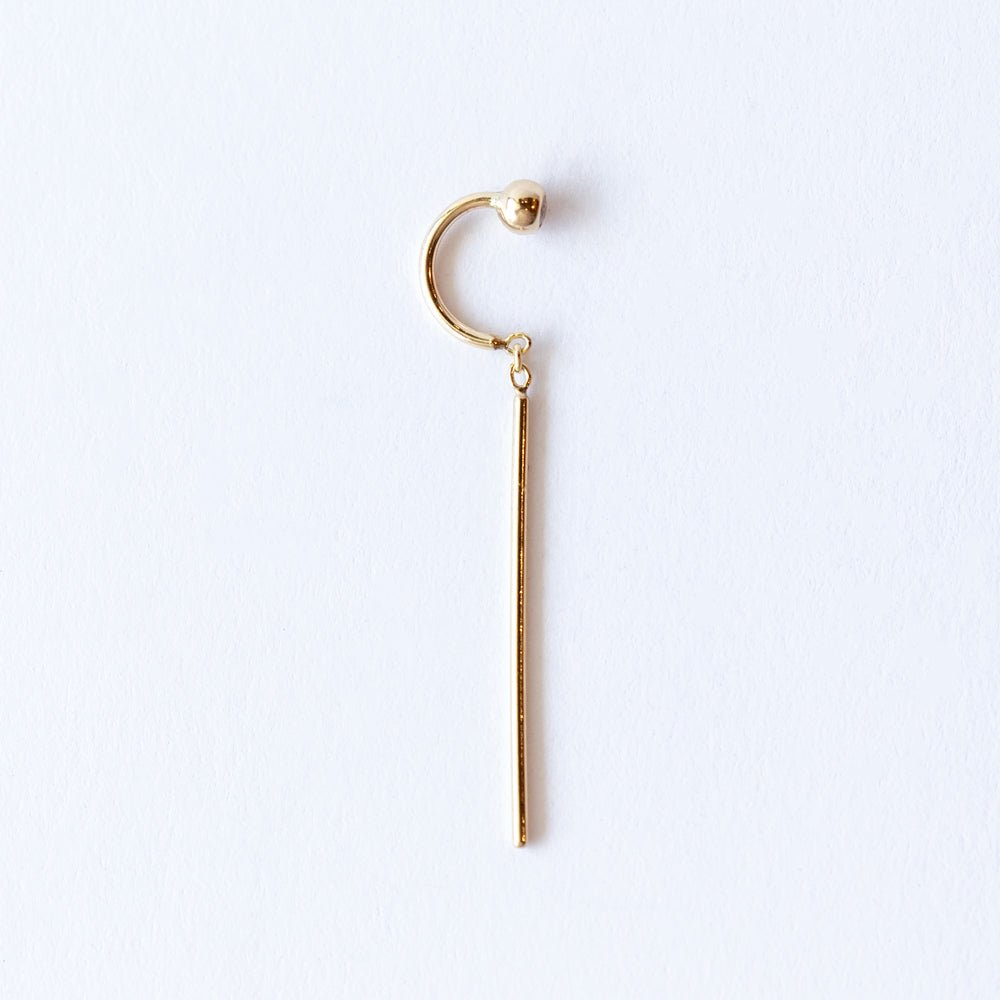 Diamond Chime Stud Earring (Single)