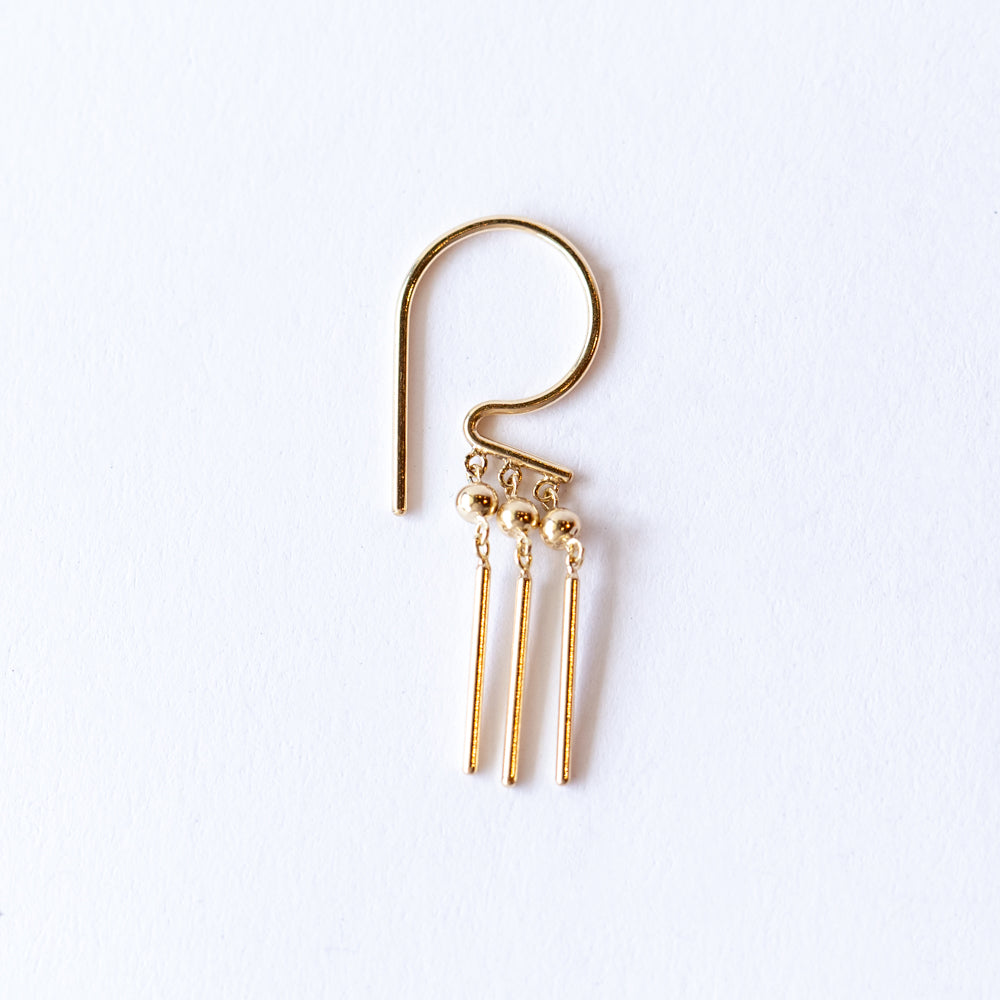 Loopdie R Bar Earring (Single)