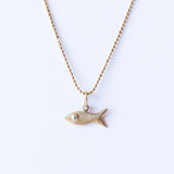Fish Charm with Blue Diamond Eye