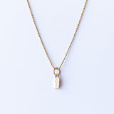 Itty Bitty "MOM" Bar Charm with Diamond