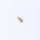 Itty Bitty "MOM" Bar Charm with Diamond