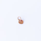 Itty Bitty Heart Charm with Pink Sapphire