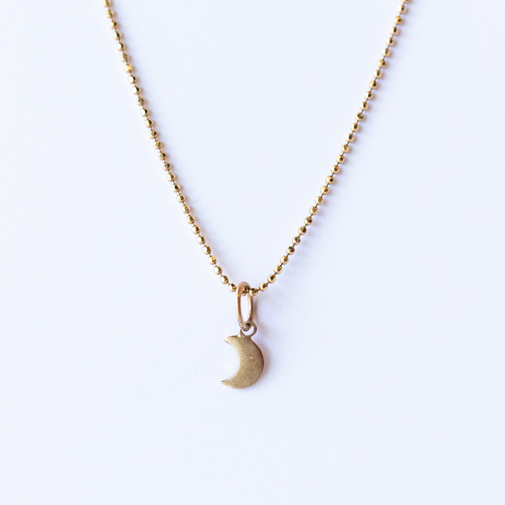 Itty Bitty Half Moon Charm