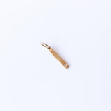 Skinny Tiny Bar Charm with Diamond