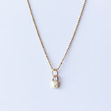 Tiny Padlock Charm with Stamped Heart