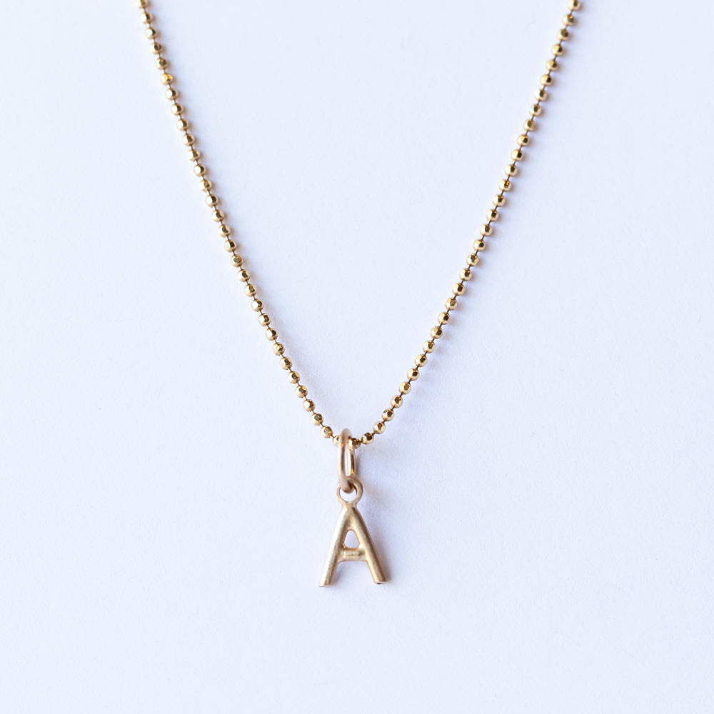 Wire Alphabet Letter Charm