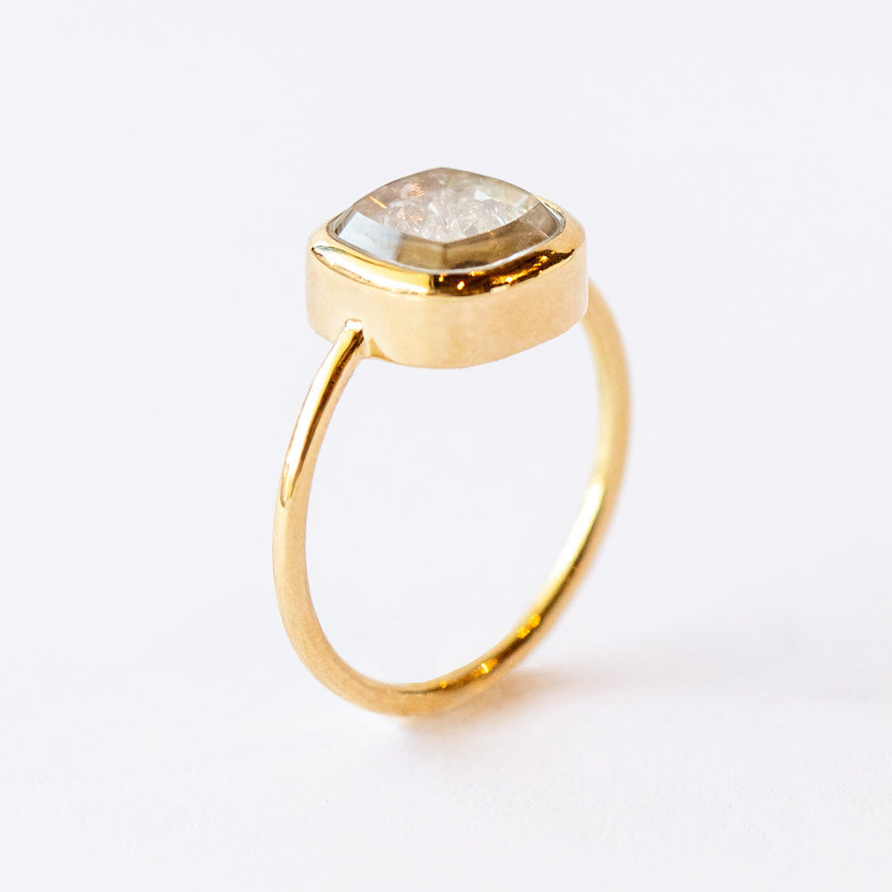 Core Diamond Shaker Cushion Ring