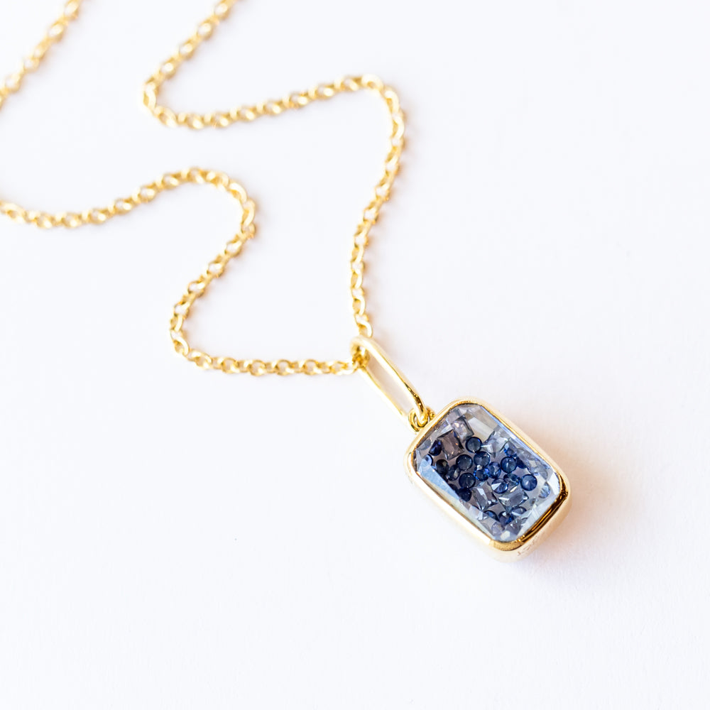 Ten Fourteen Petite Sapphire Necklace