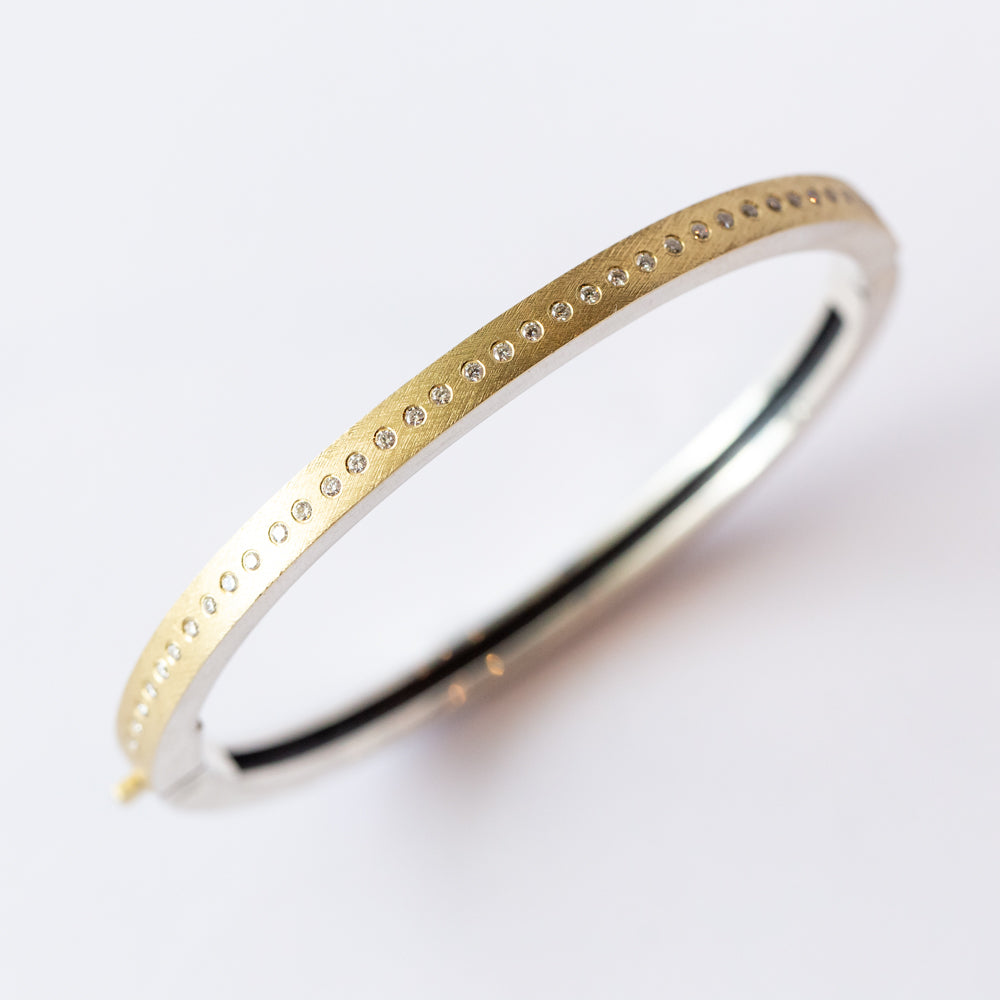 Adam 4mm Diamond Bangle