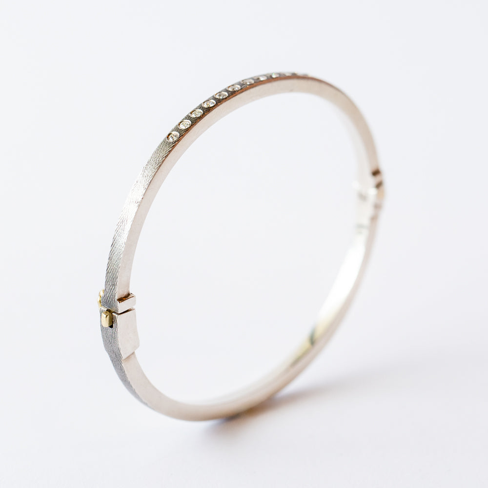 Laura 2.5mm Diamond Bangle