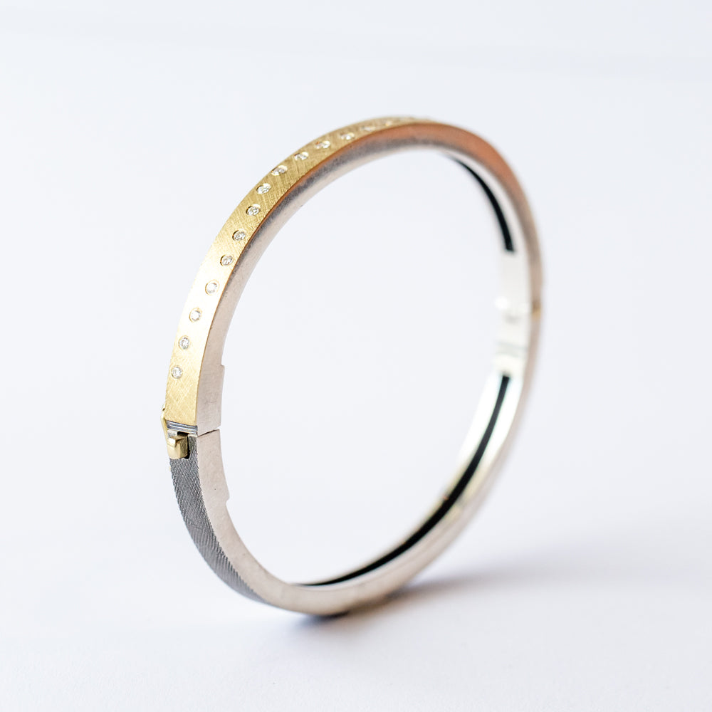 Rene 4mm Diamond Bangle