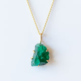 Variance Objects | Zambian Emerald Pendant Necklace