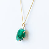 Variance Objects | Zambian Emerald Pendant Necklace