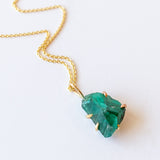 Variance Objects | Zambian Emerald Pendant Necklace