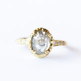 Enchanted Salt and Pepper Diamond Ring