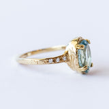 Royal Aquamarine Oval Ring