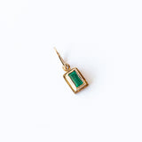 Baguette Emerald Charm