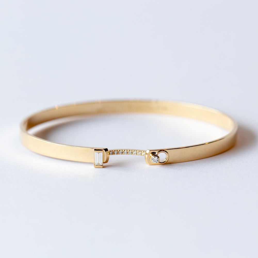 Dinner Date 4mm Diamond Bangle