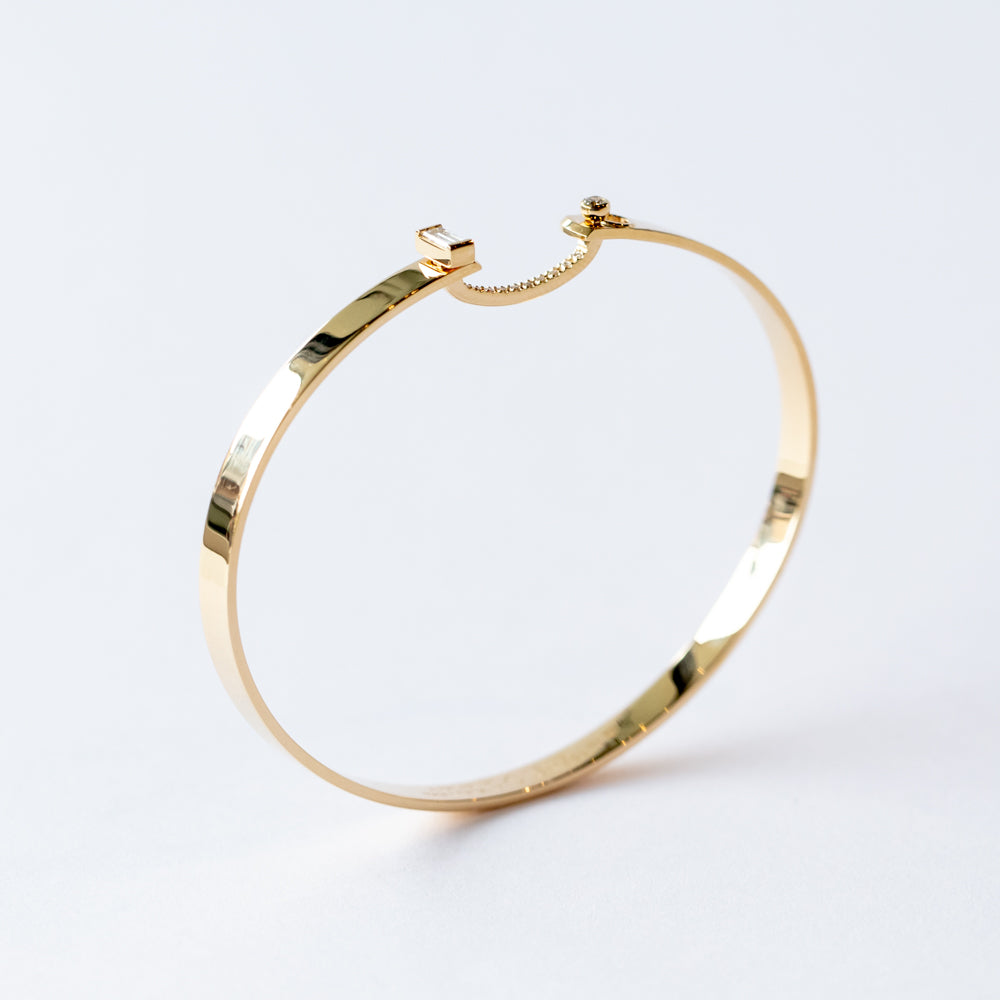 Dinner Date 4mm Diamond Bangle