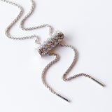 Full-Pavé Diamond Latch Pendant