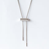22" Latch Chain with Diamonds