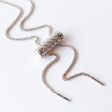 22" Latch Chain with Diamonds