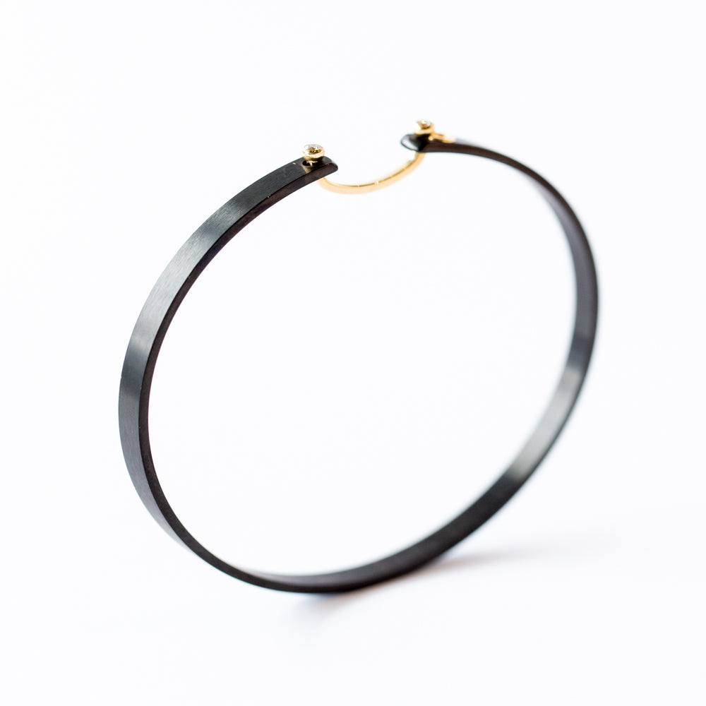 Midnight in Manhattan 4mm Diamond Bangle