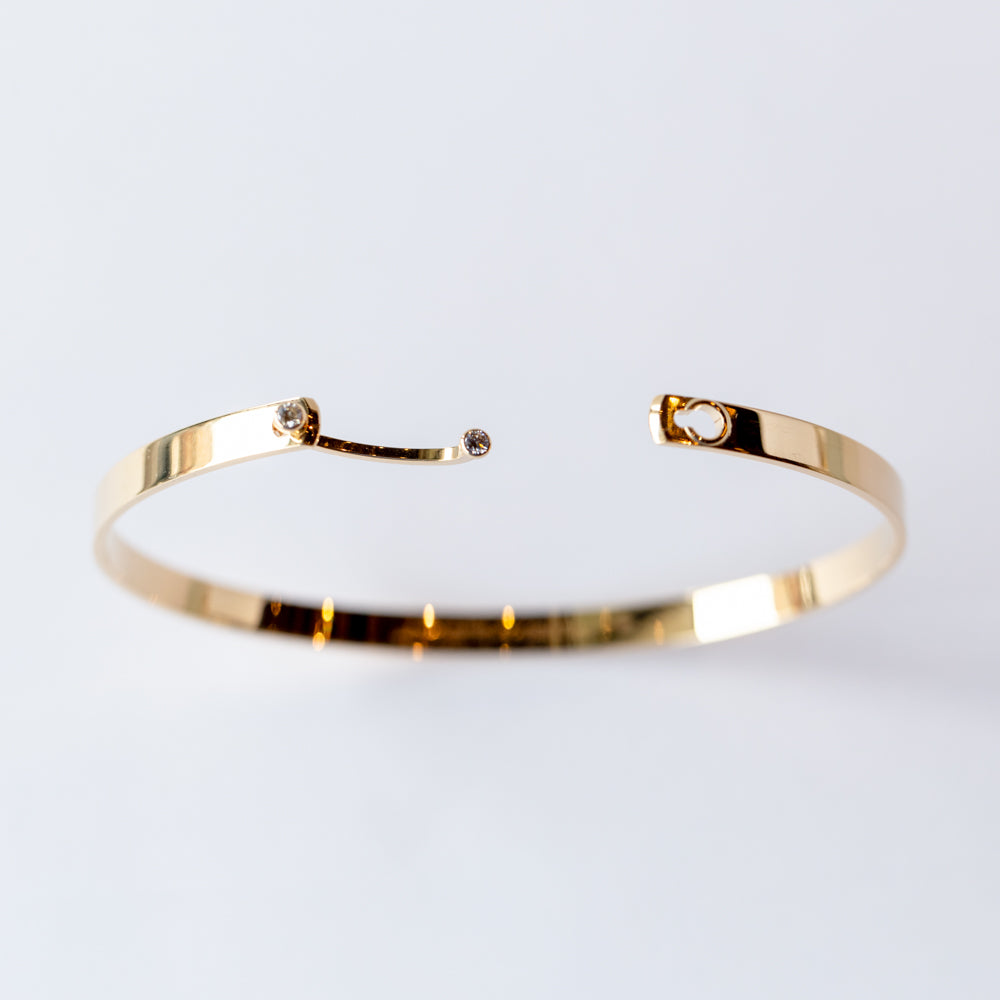 Monday Morning Mood 4mm Diamond Bangle