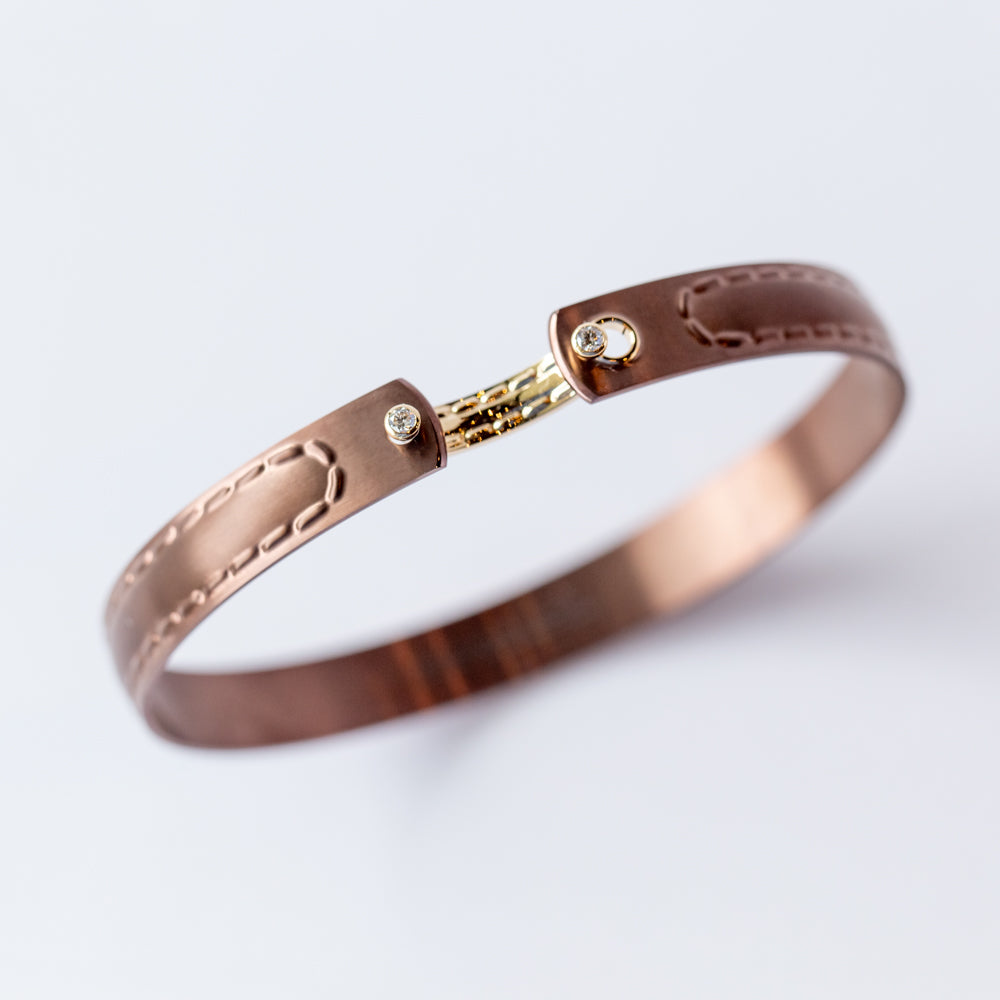 On the Rocks Mood 8mm Diamond Bangle