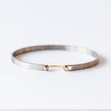 Paris From the Sky Mood 4mm Diamond Bangle
