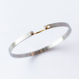 Paris From the Sky Mood 4mm Diamond Bangle