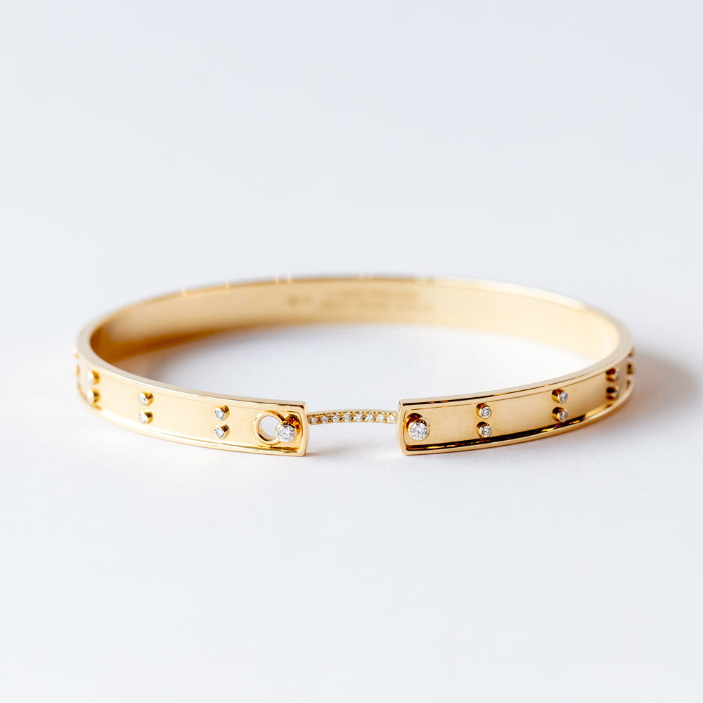 Picnic in Paris Mood 6mm Diamond Bangle