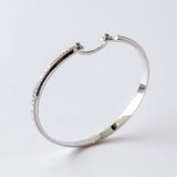 Tuxedo Mood 4mm Diamond Bangle