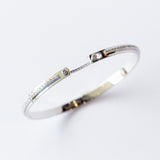 Tuxedo Mood 4mm Diamond Bangle