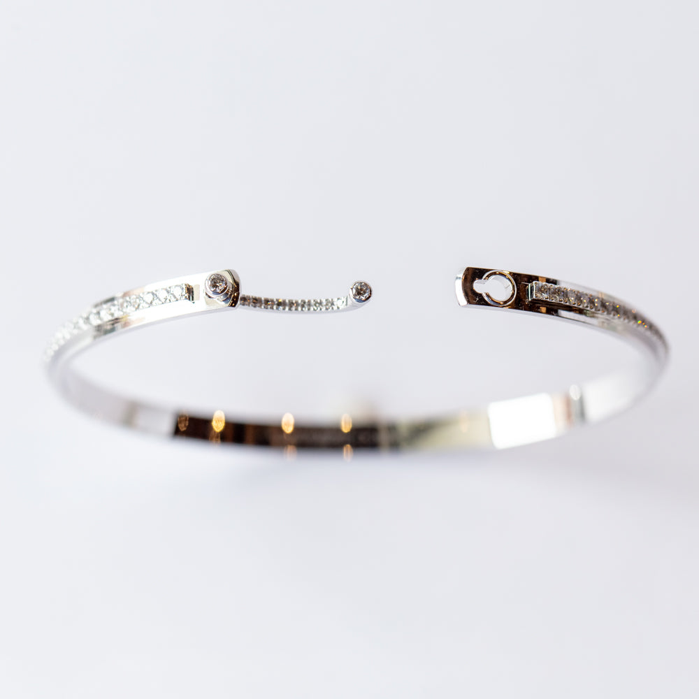 Tuxedo Mood 4mm Diamond Bangle