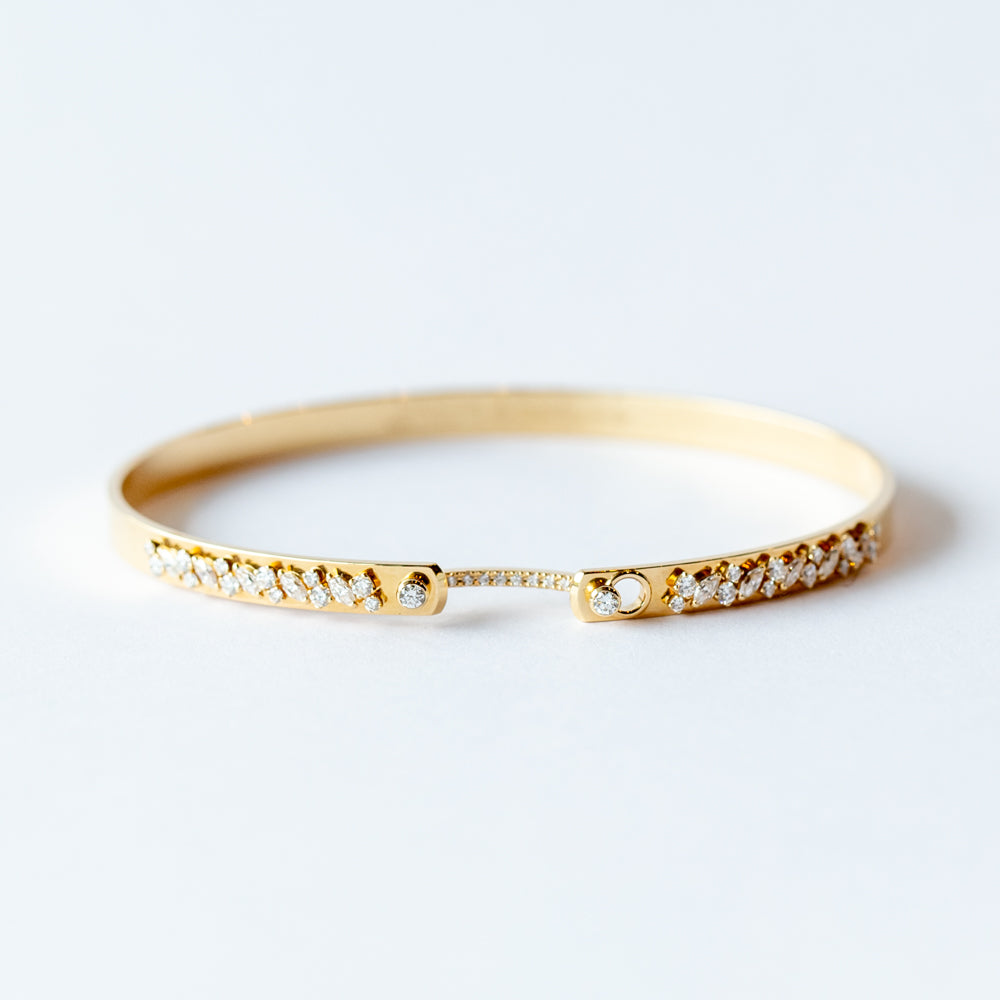 Under the Stars Mood 4mm Diamond Bangle