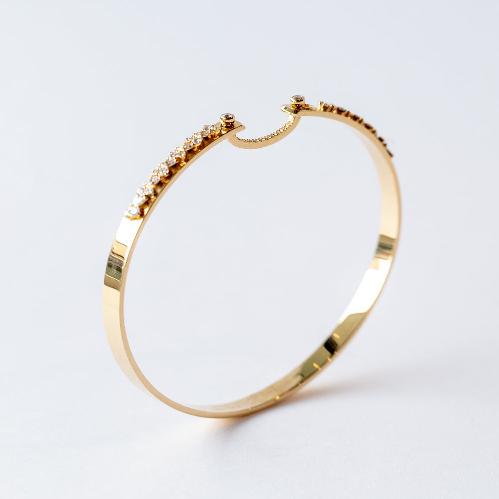 Under the Stars Mood 4mm Diamond Bangle