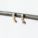 Wwake | Pillar Huggie Hoop Earrings